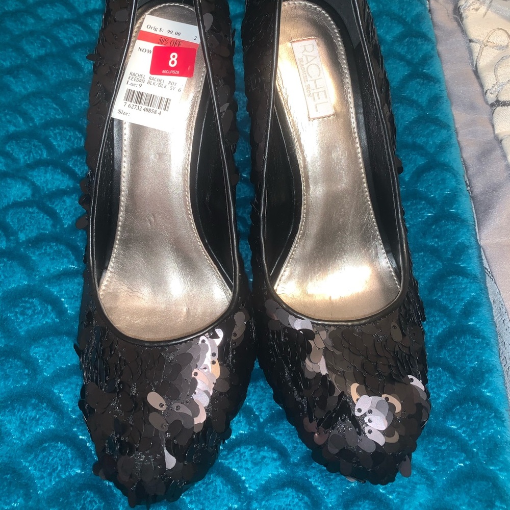 RACHEL ROY SEQUINS HEELS